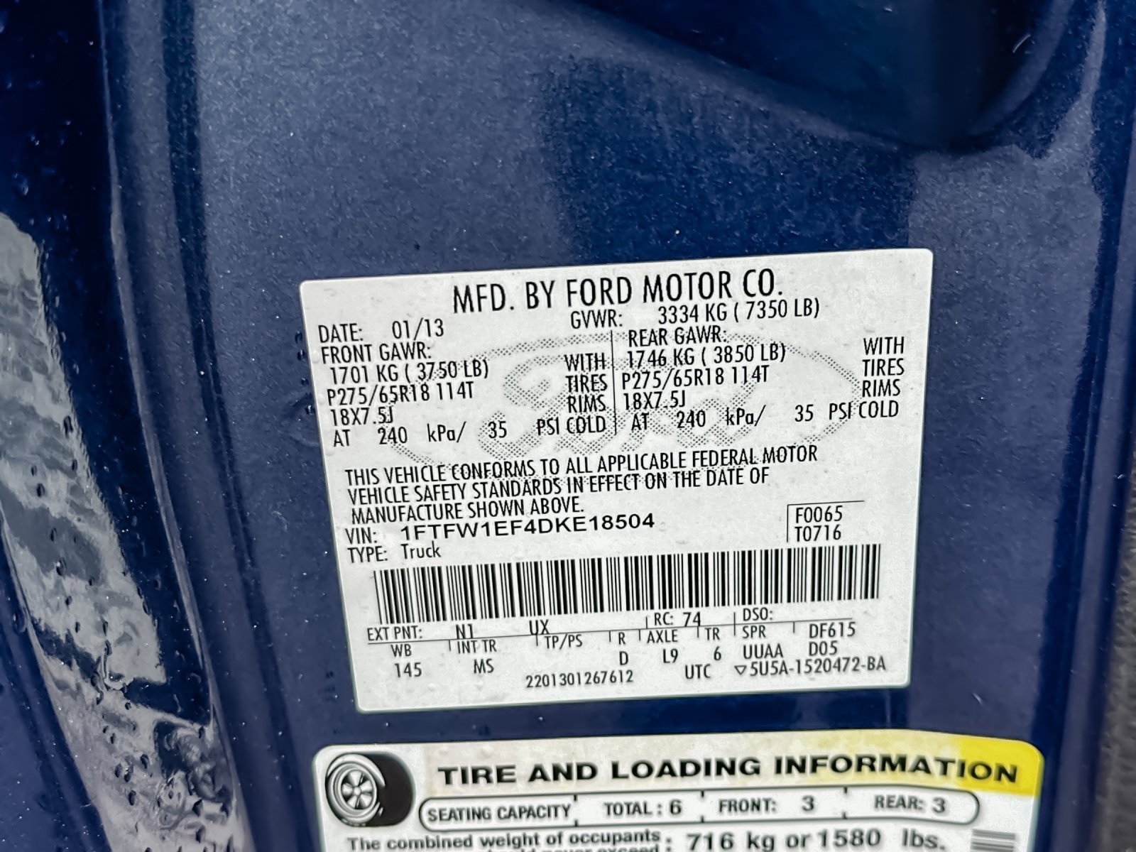 Used 2013 Ford F150 XLT w/ Luxury Equipment Group image 26