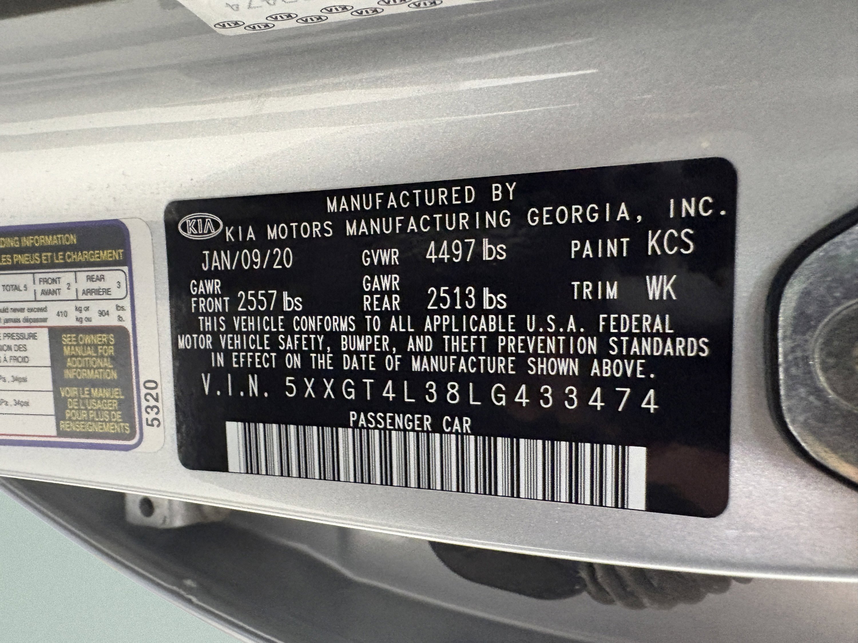 Used 2020 Kia Optima SE image 35