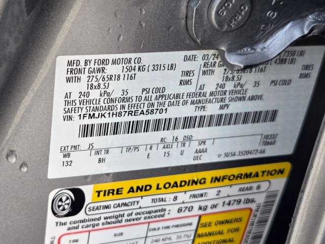 Used 2024 Ford Expedition Max XLT RWD image 36