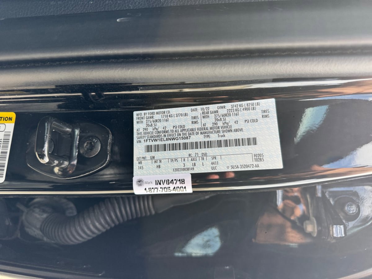 Used 2022 Ford F150 Lightning Lariat AWD/4WD image 20