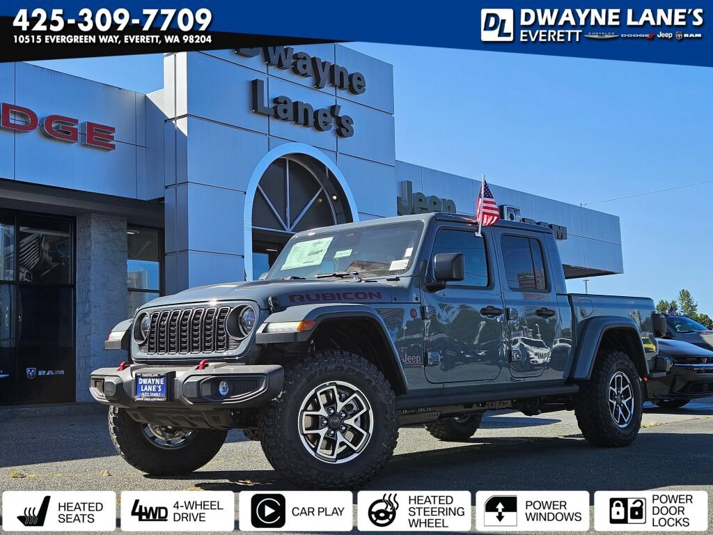New 2026 Jeep Gladiator Rubicon w/ Steel Power Dome Hood Package AWD/4WD video 1