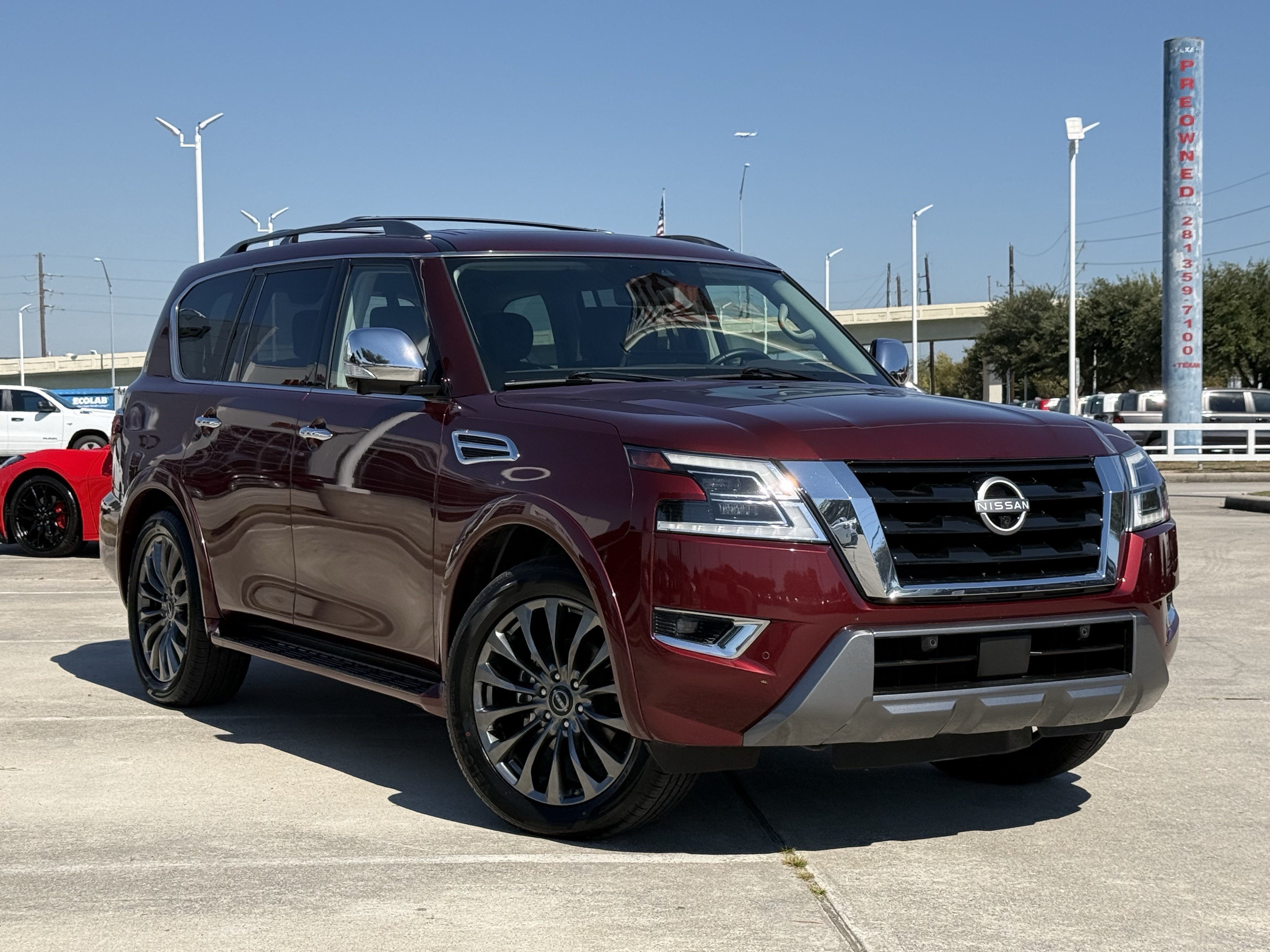Used 2023 Nissan Armada Platinum w/ Captain's Chairs Package AWD/4WD image 2