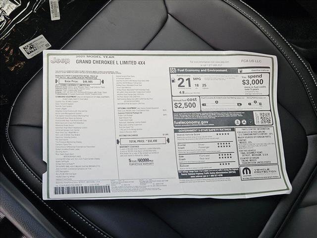 New 2025 Jeep Grand Cherokee L Limited w/ Trailer Tow Package image 17