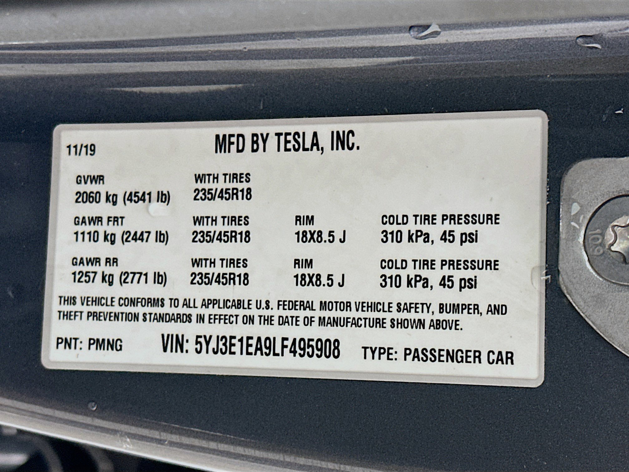 Used 2020 Tesla Model 3 Standard Range Plus image 12