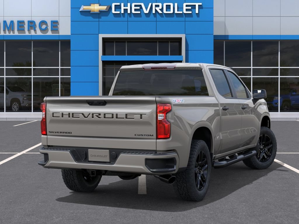 New 2026 Chevrolet Silverado 1500 Custom w/ Turbomax Blackout Package AWD/4WD image 4