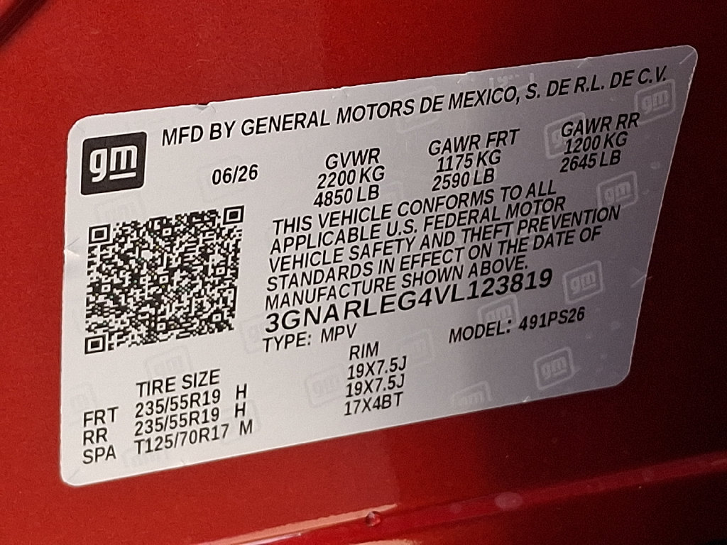 New 2027 Chevrolet Equinox RS w/ Convenience Package III FWD image 17