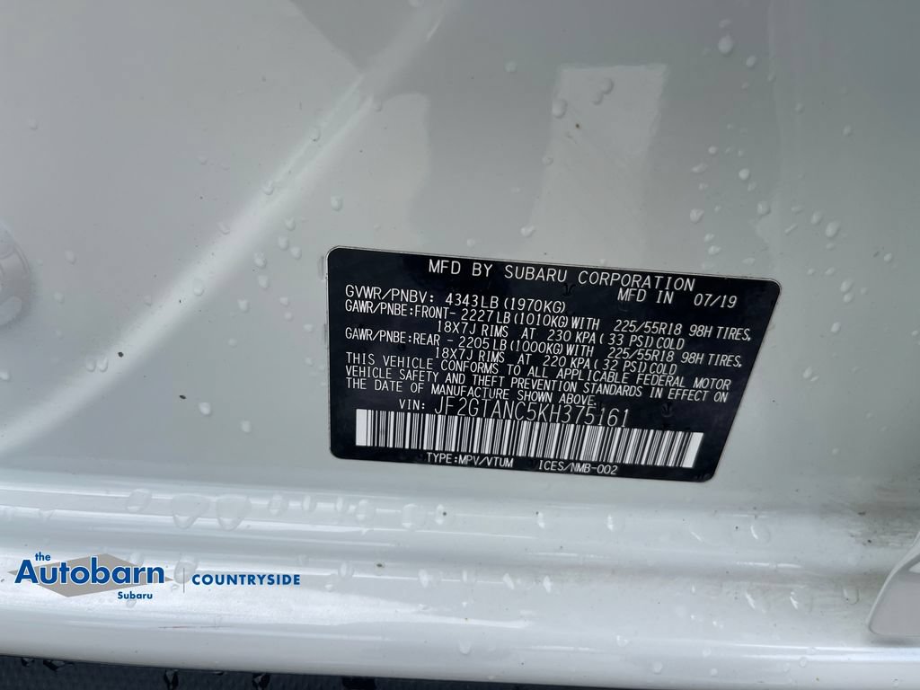 Used 2019 Subaru Crosstrek 2.0i Limited w/ Moonroof Package w/Navigation AWD/4WD image 30