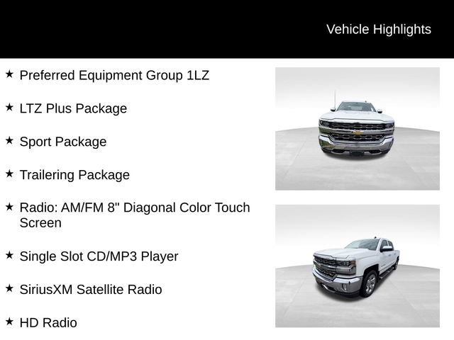Certified 2017 Chevrolet Silverado 1500 LTZ w/ Sport Package AWD/4WD image 13