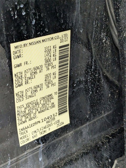 Used 2023 Nissan Titan Platinum Reserve w/ Moonroof Package image 39