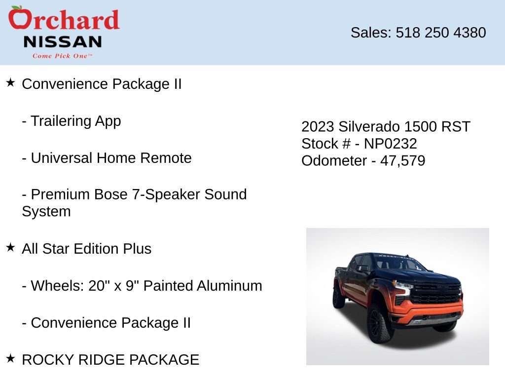 Used 2023 Chevrolet Silverado 1500 RST w/ All Star Edition Plus AWD/4WD image 21