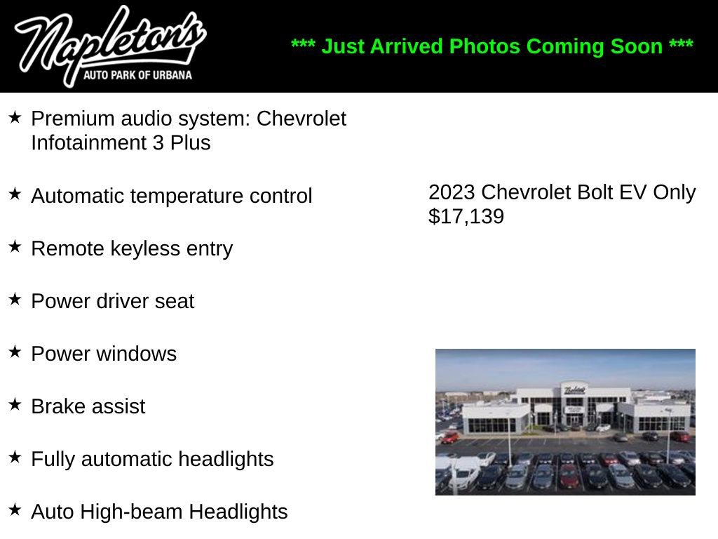 Used 2023 Chevrolet Bolt LT FWD image 1