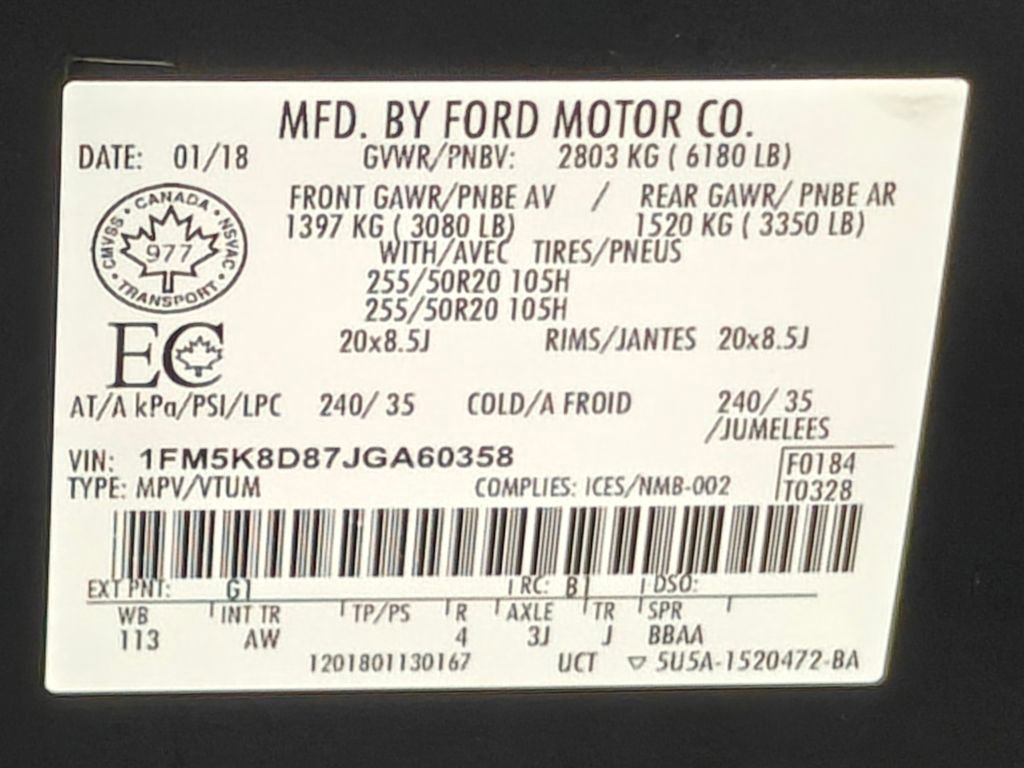 Used 2018 Ford Explorer XLT w/ XLT Appearance Package image 63