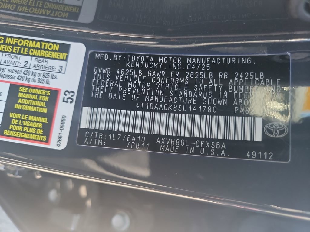 Used 2025 Toyota Camry SE FWD image 28
