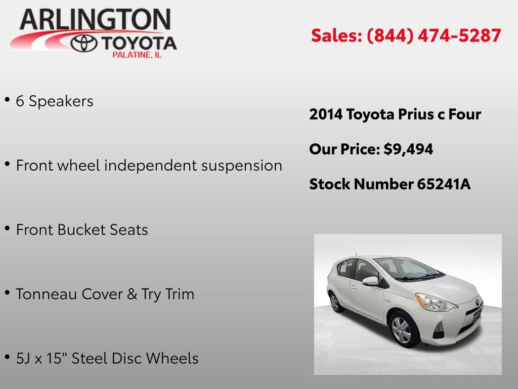 Used 2014 Toyota Prius C Two image 3