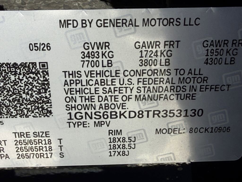 New 2026 Chevrolet Suburban LS w/ LPO, Dark Essentials Package AWD/4WD image 28