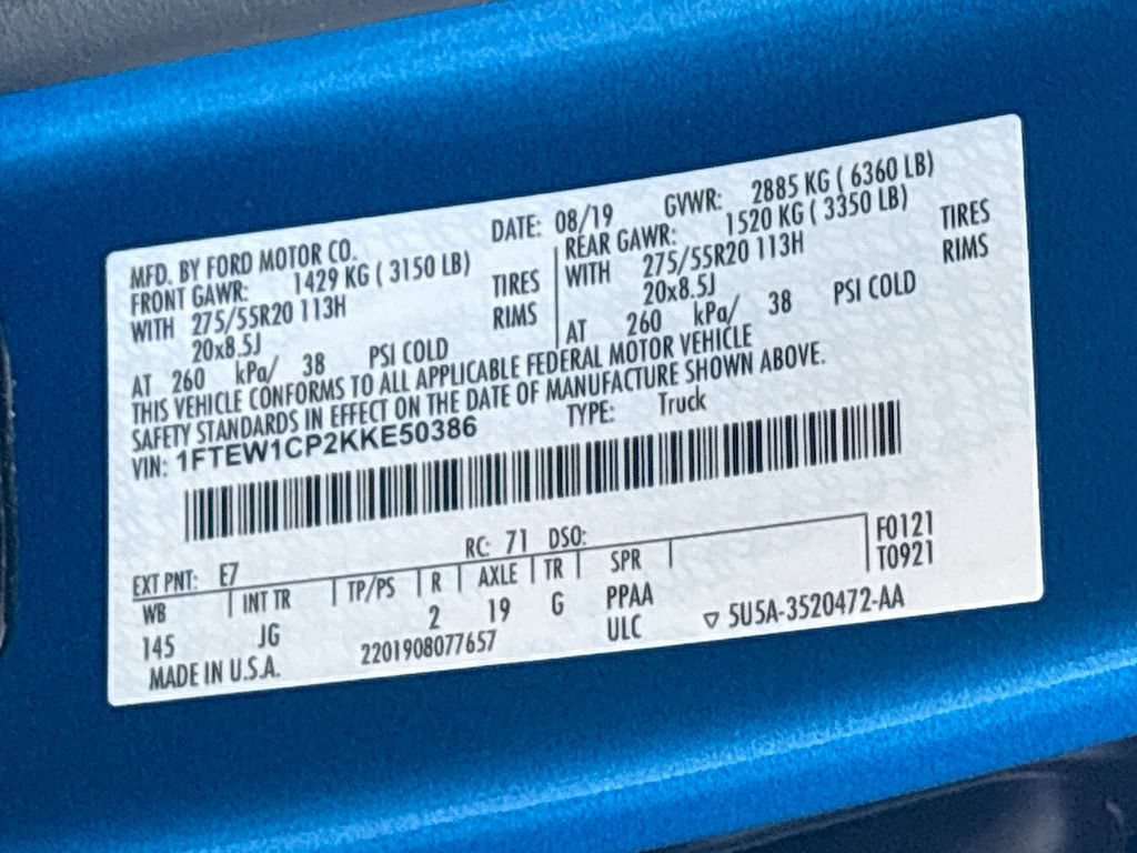 Used 2019 Ford F150 XL w/ Equipment Group 101A Mid RWD image 34