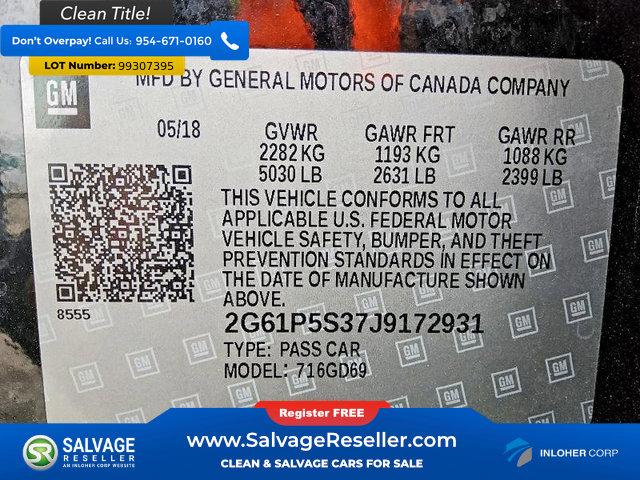 Used 2018 Cadillac XTS Premium Luxury w/ Driver Assist Package image 16