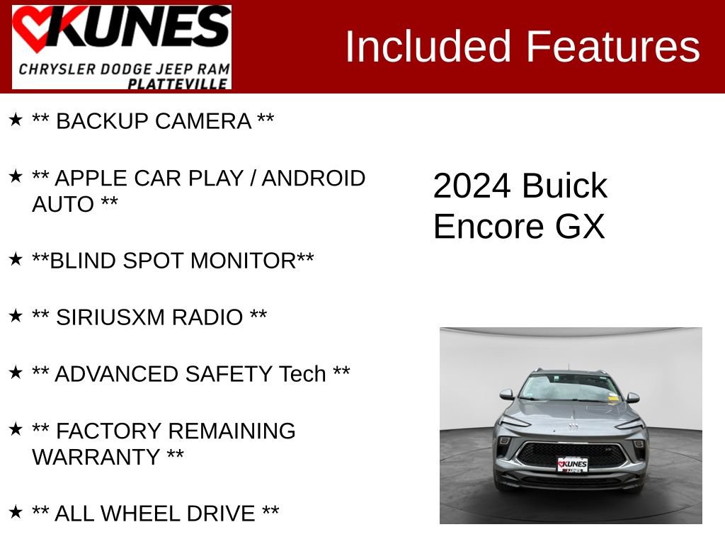 Used 2024 Buick Encore GX Sport Touring AWD/4WD image 2