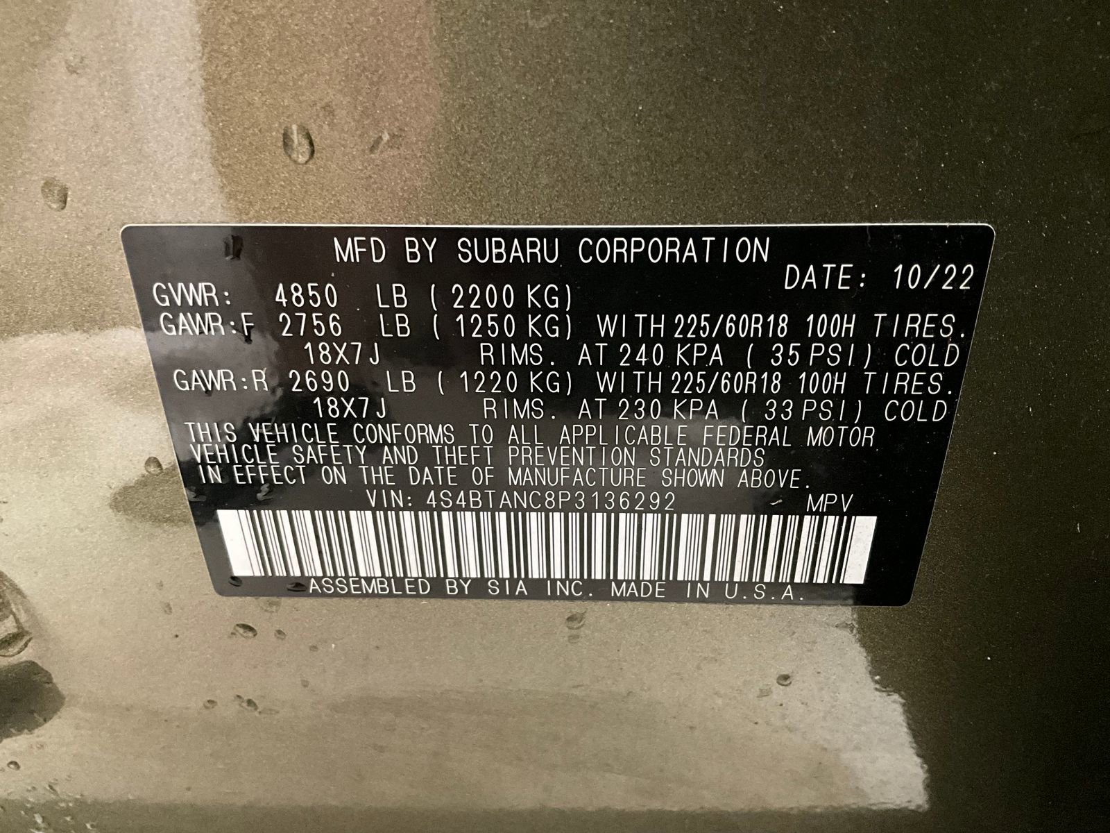 Used 2023 Subaru Outback Limited image 31