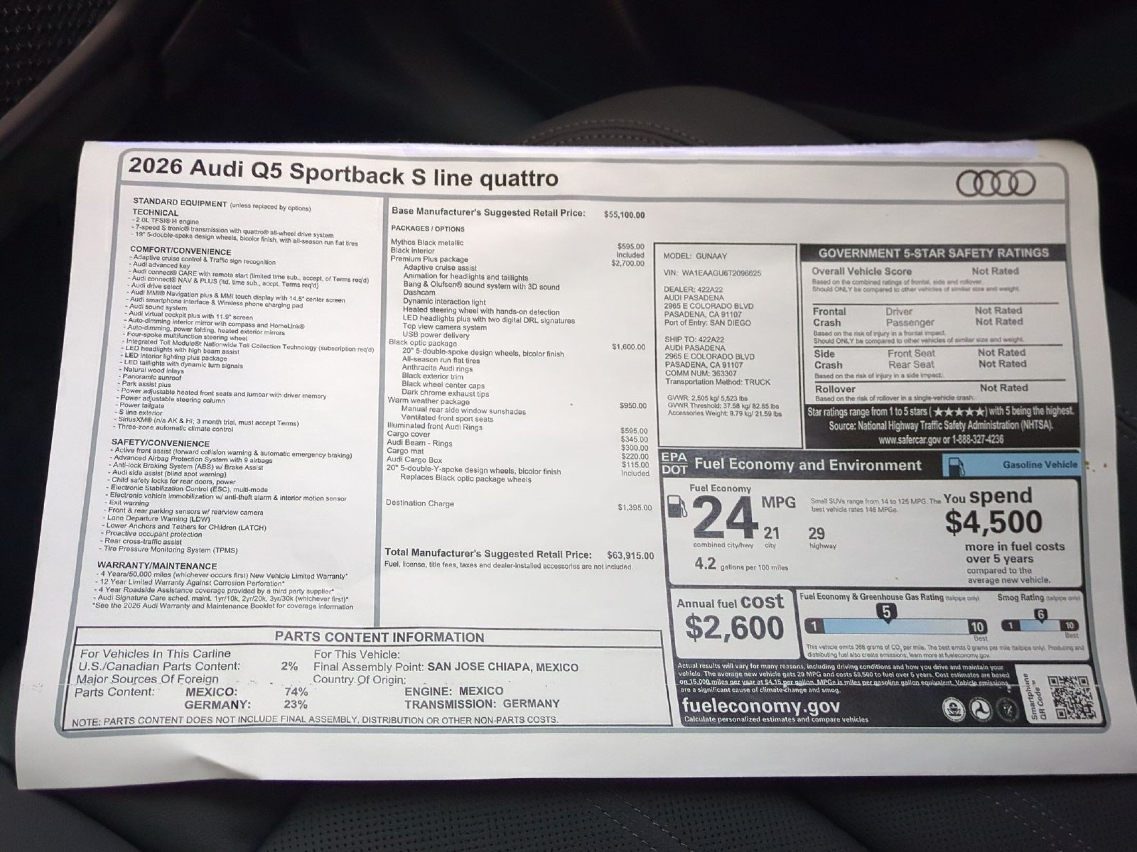 New 2026 Audi Q5 Premium Plus AWD/4WD image 18