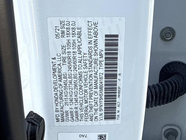 Certified 2021 Honda Pilot EX-L image 20