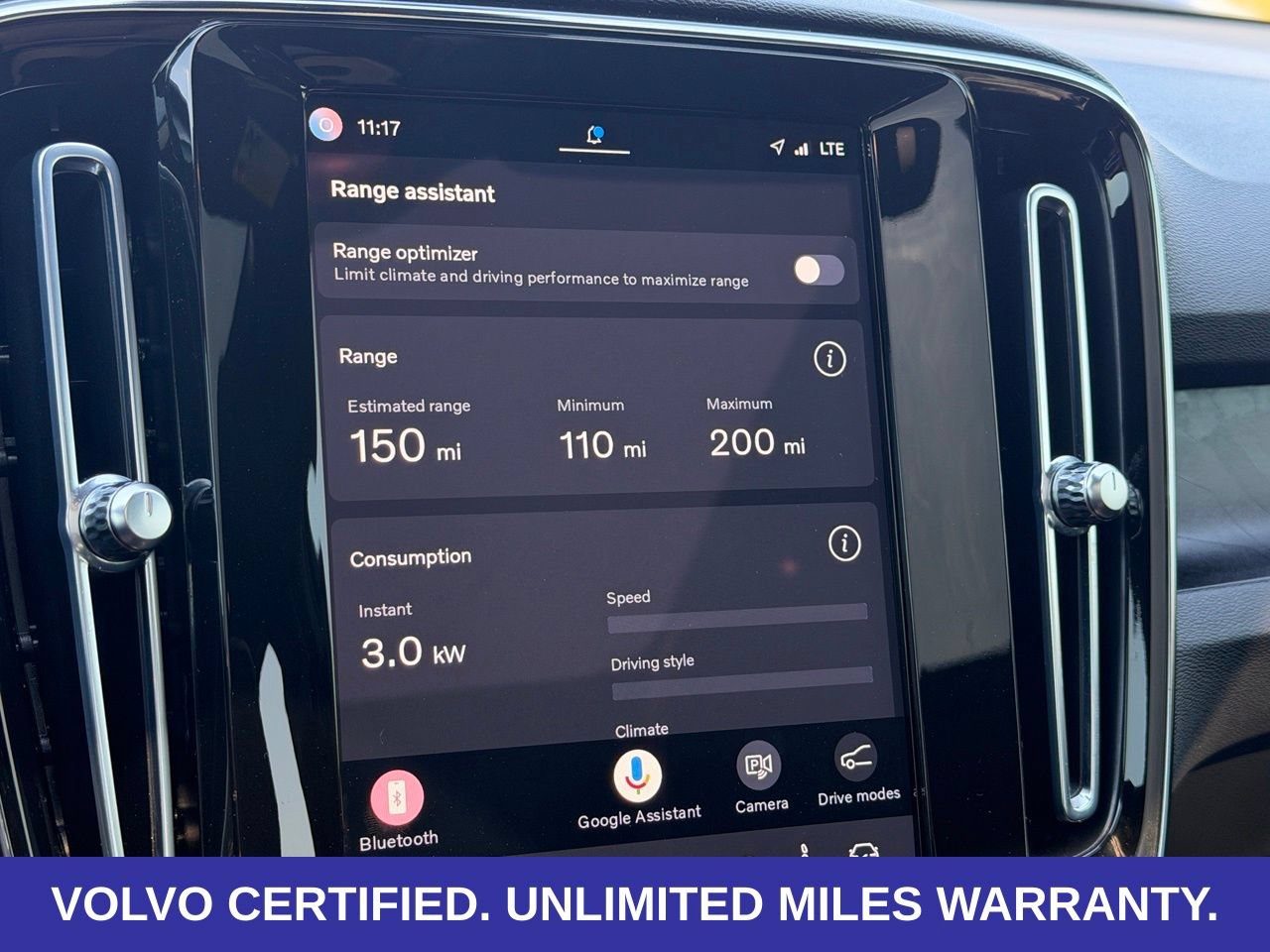 Certified 2023 Volvo C40 P8 Recharge Plus w/ Protection Package Premier AWD/4WD image 23