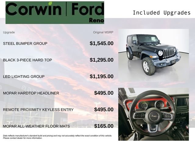 Used 2020 Jeep Wrangler Rubicon w/ Steel Bumper Group image 3