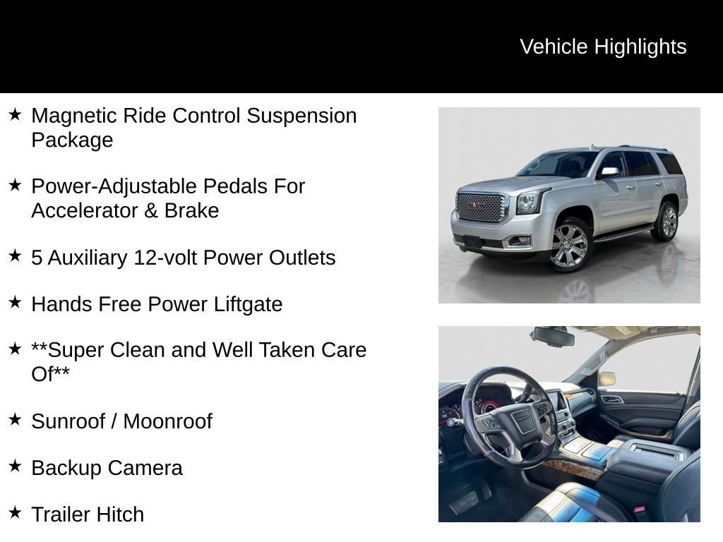 Used 2016 GMC Yukon Denali w/ Open Road Package AWD/4WD image 26