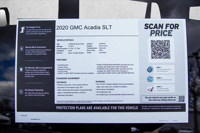 Used 2020 GMC Acadia SLT w/ Driver Alert Package II AWD/4WD image 30
