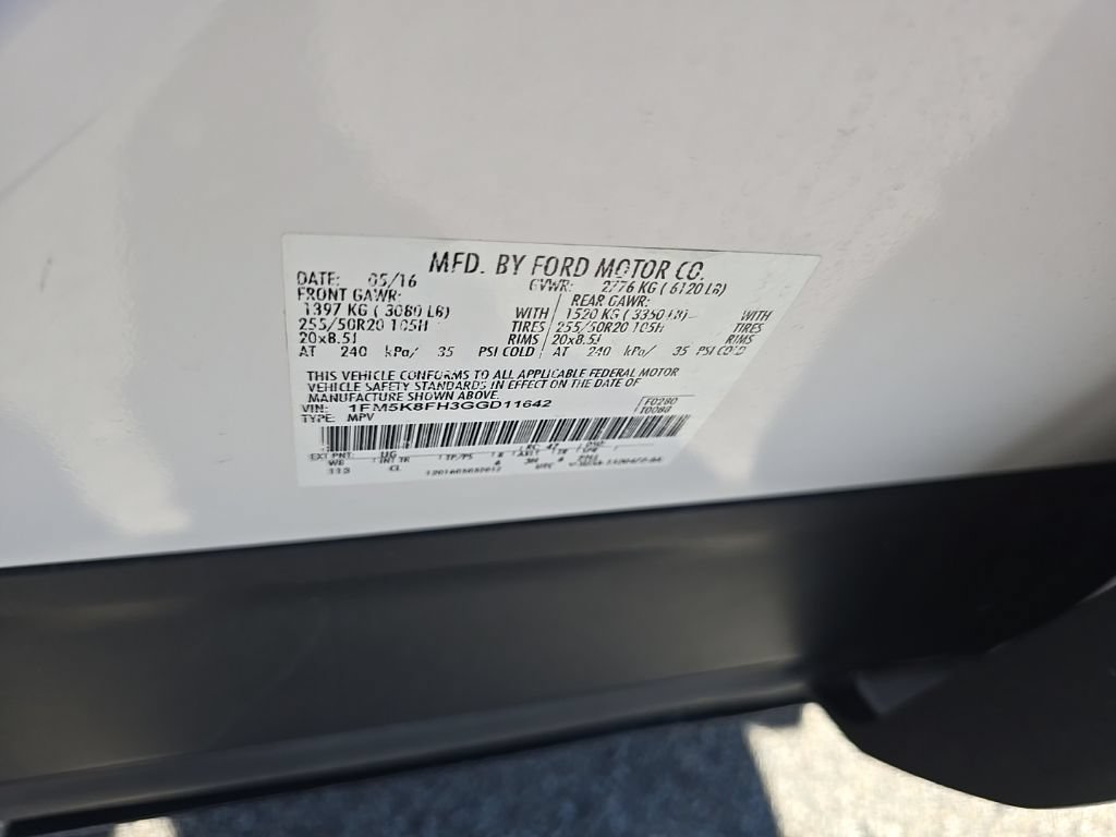 Used 2016 Ford Explorer Limited w/ Class II Trailer Tow Package AWD/4WD image 13