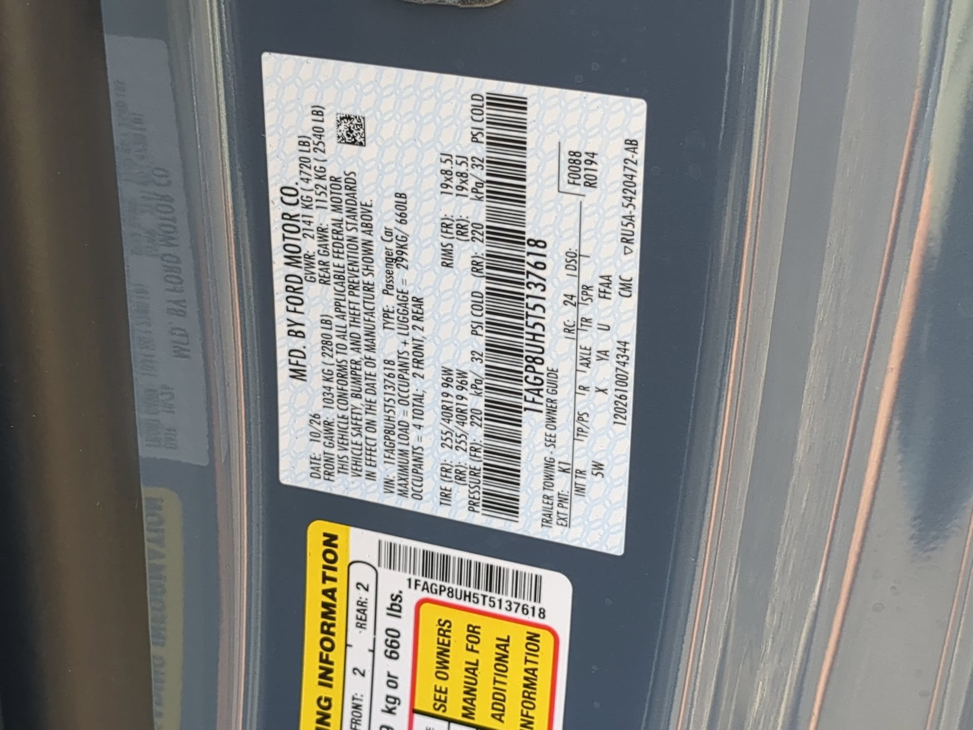 New 2026 Ford Mustang Premium RWD image 72