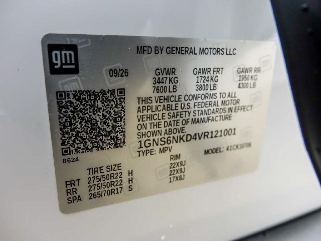 New 2027 Chevrolet Tahoe LT w/ Comfort Package AWD/4WD image 26