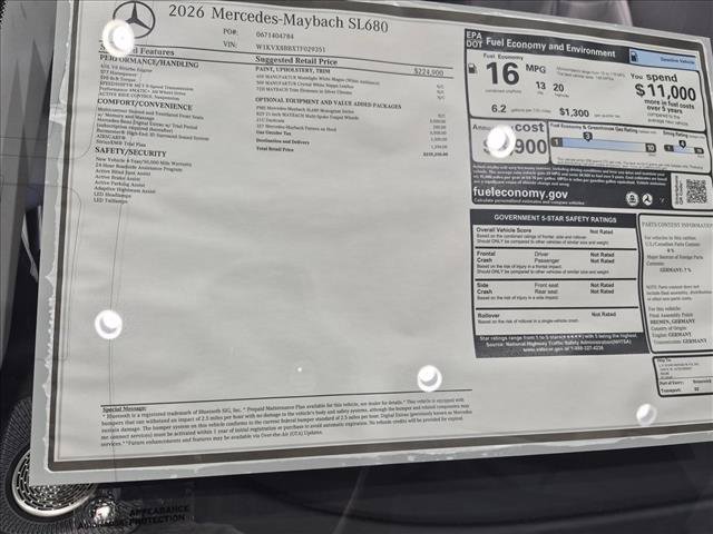 New 2026 Mercedes-Benz Maybach SL 680 image 16