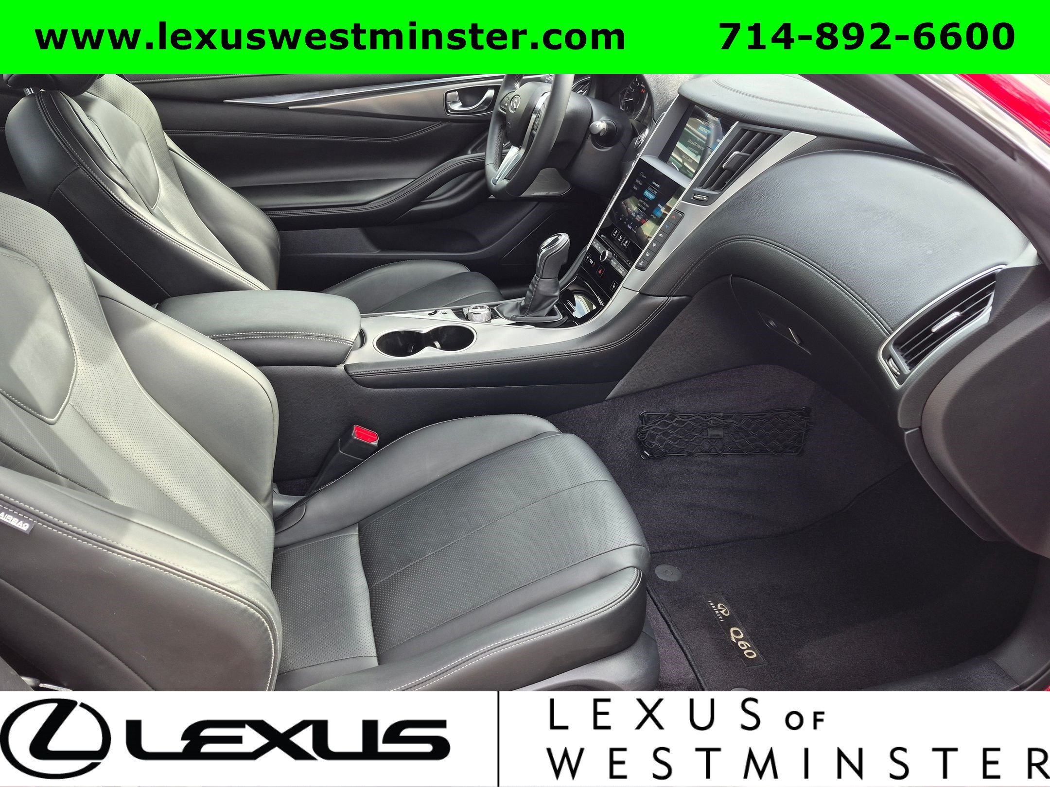 Used 2021 INFINITI Q60 3.0t Luxe w/ Cargo Package RWD image 5