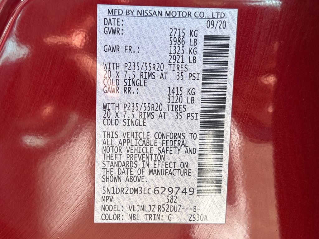 Used 2020 Nissan Pathfinder Platinum image 41