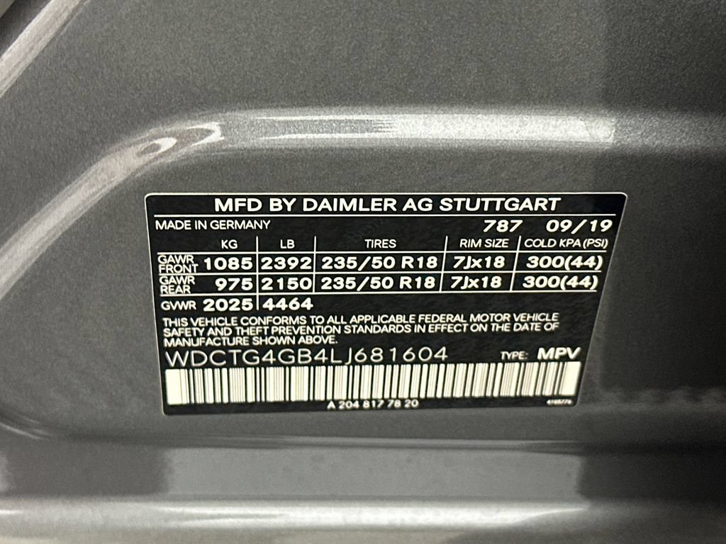 Certified 2020 Mercedes-Benz GLA 250 4MATIC image 9