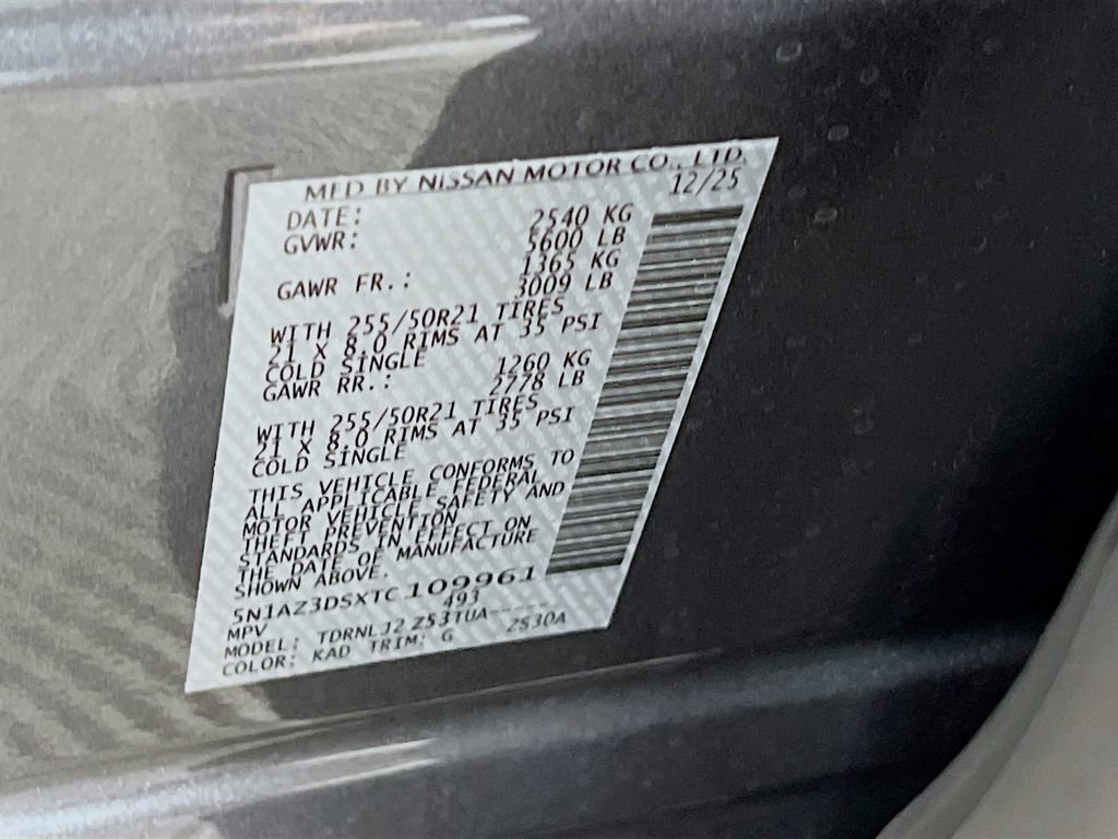 New 2026 Nissan Murano Platinum w/ Cargo Package AWD/4WD image 27