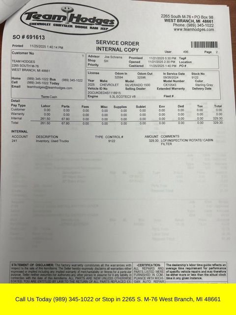 Used 2025 Chevrolet Silverado 1500 LT image 7