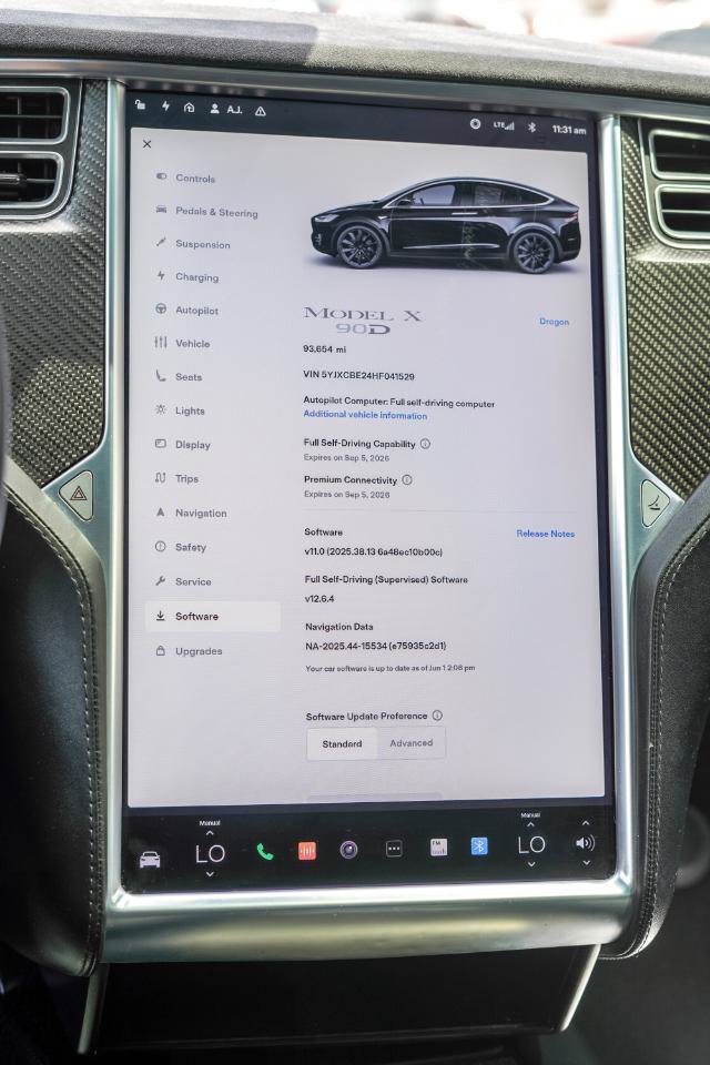 Used 2017 Tesla Model X 90D AWD/4WD image 12