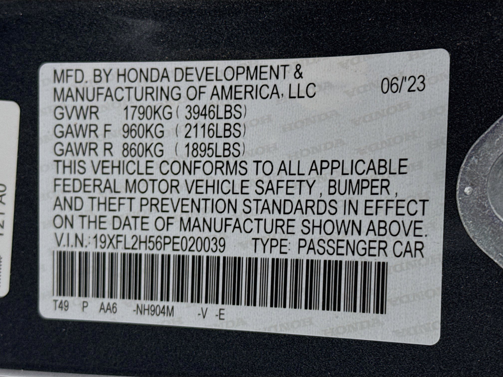 Certified 2023 Honda Civic LX image 29