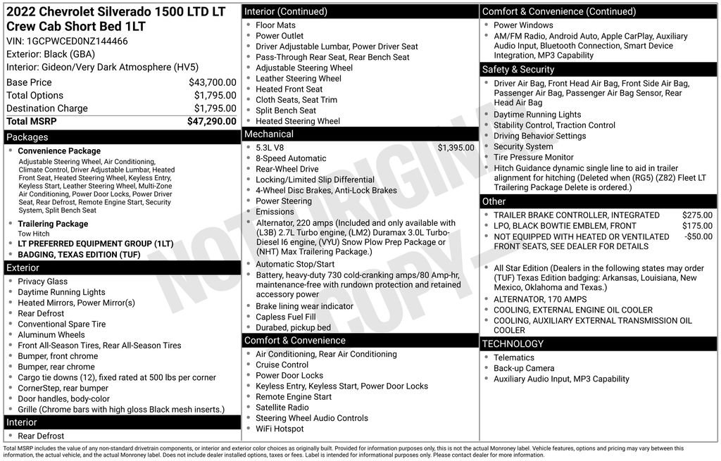 Used 2022 Chevrolet Silverado 1500 LT RWD image 9