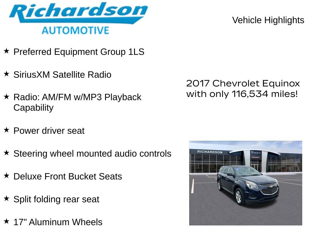 Used 2017 Chevrolet Equinox LS FWD image 11