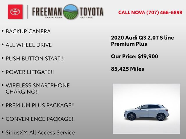 Used 2020 Audi Q3 2.0T Premium Plus w/ Premium Plus Package AWD/4WD image 11