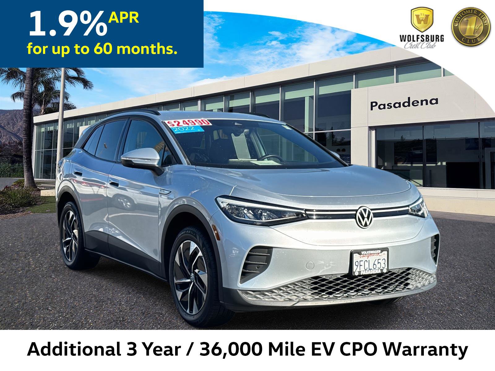 Certified 2022 Volkswagen ID.4 Pro image 1