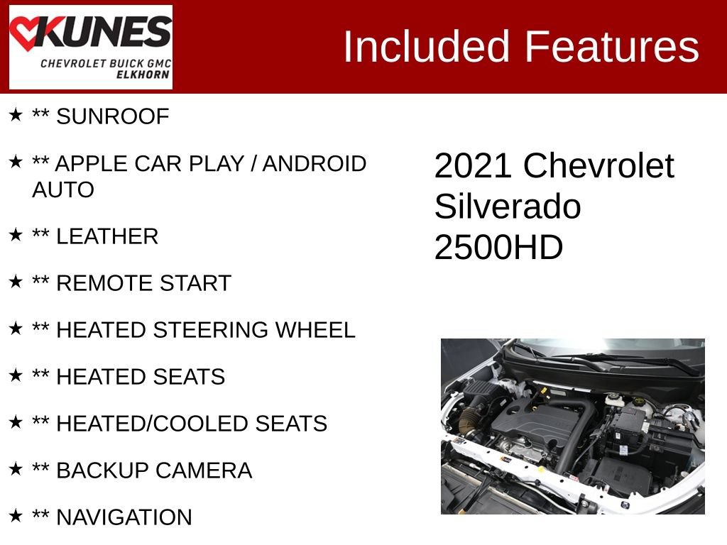 Used 2021 Chevrolet Silverado 2500 LTZ w/ LTZ Premium Package AWD/4WD video 2
