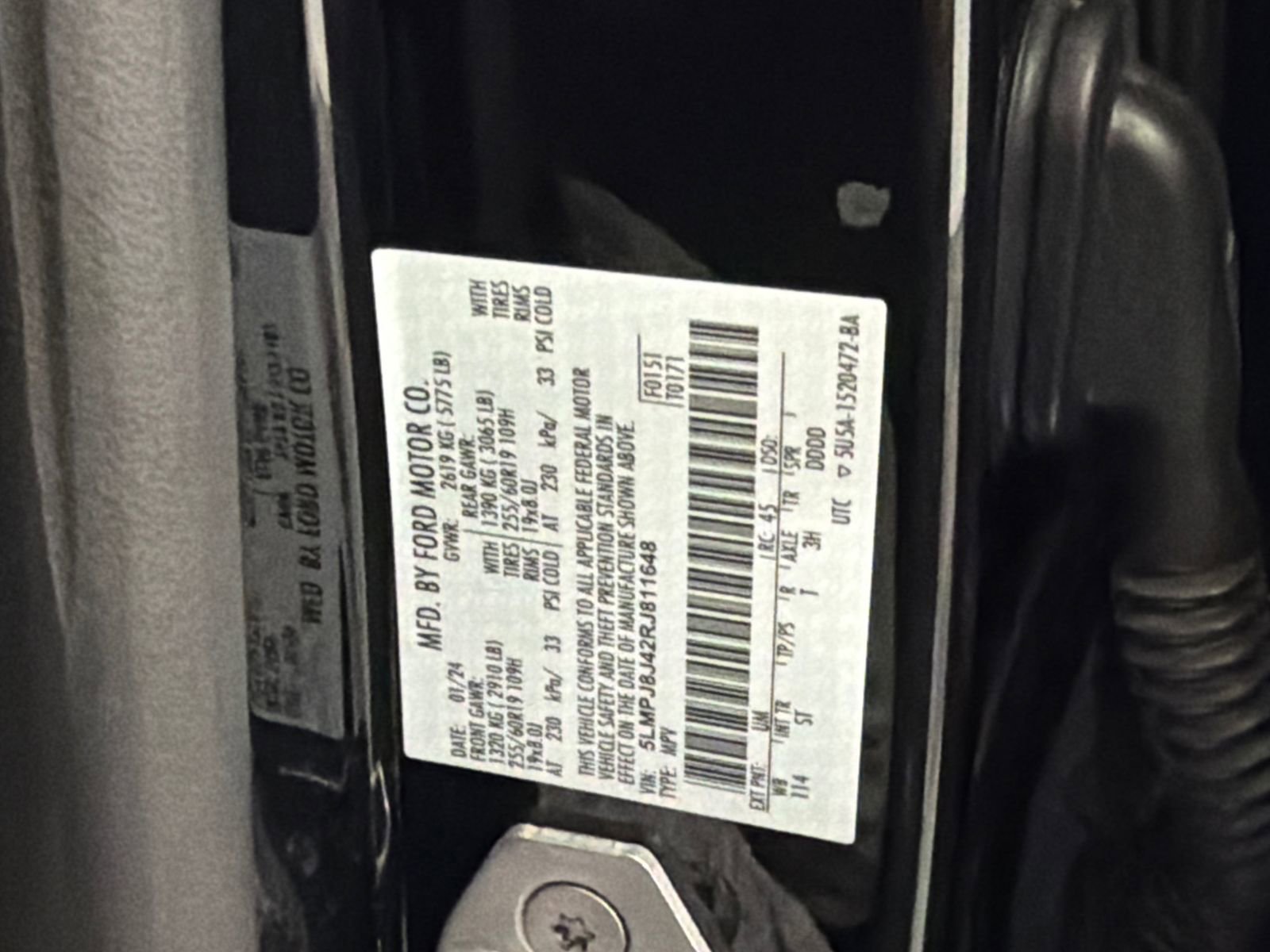 Used 2024 Lincoln Nautilus Premier w/ Equipment Group 102A image 36