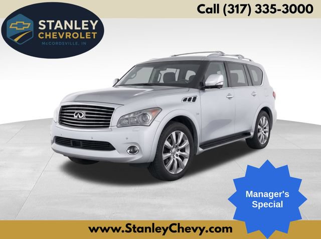 Used 2014 INFINITI QX80 4WD w/ Deluxe Touring Package 360° Tour