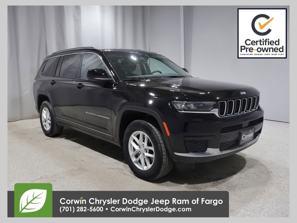 Certified 2022 Jeep Grand Cherokee L Laredo w/ Luxury Tech Group I AWD/4WD image 1