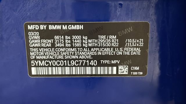 Used 2020 BMW X6 M Competition w/ Executive Package AWD/4WD image 27