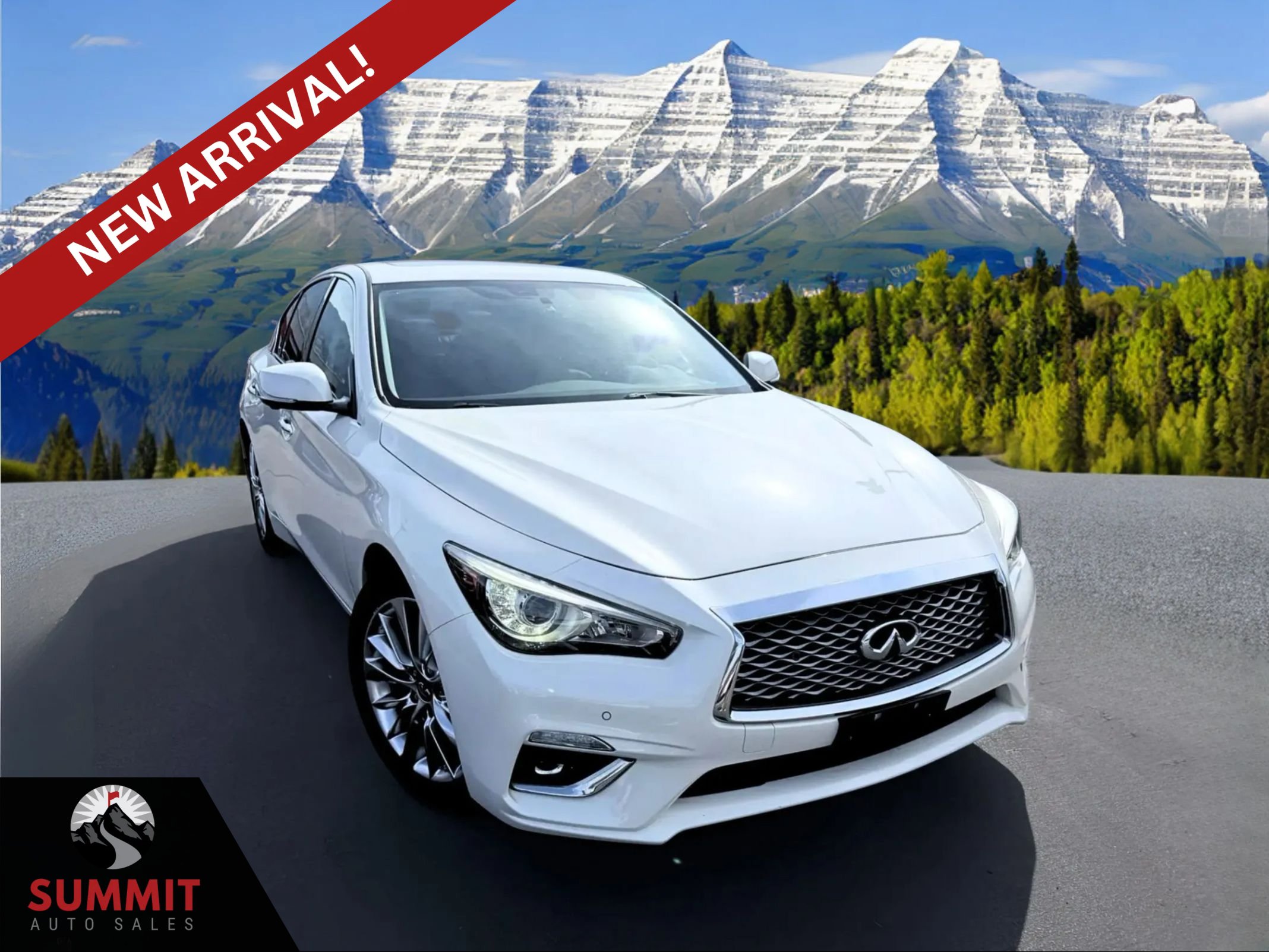 Used 2021 INFINITI Q50 Luxe w/ Cargo Package RWD image 1